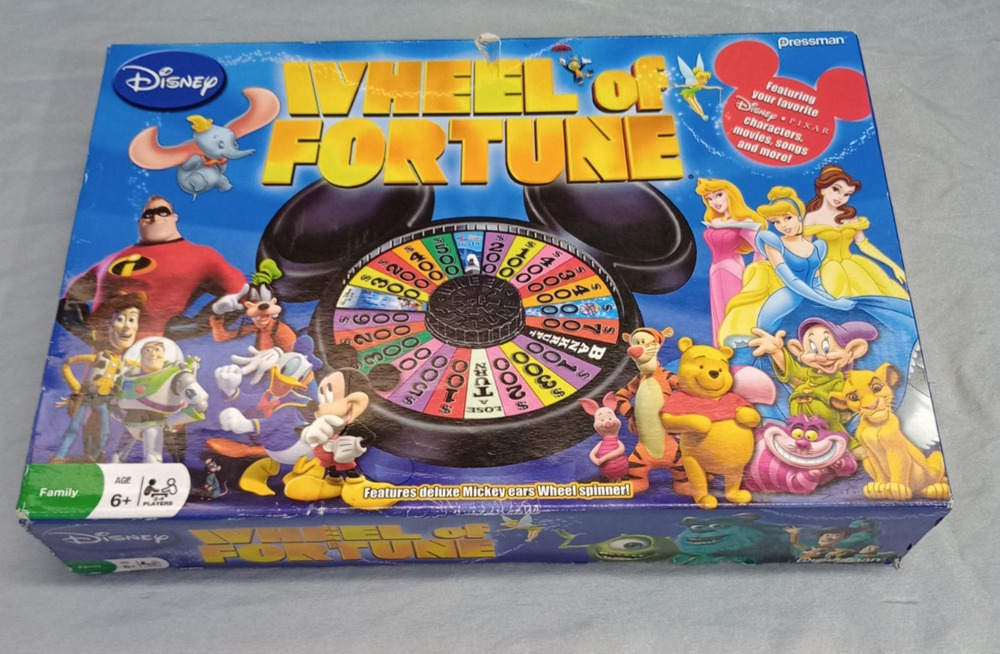 2008 Wheel of Fortune Disney Game by Pressman